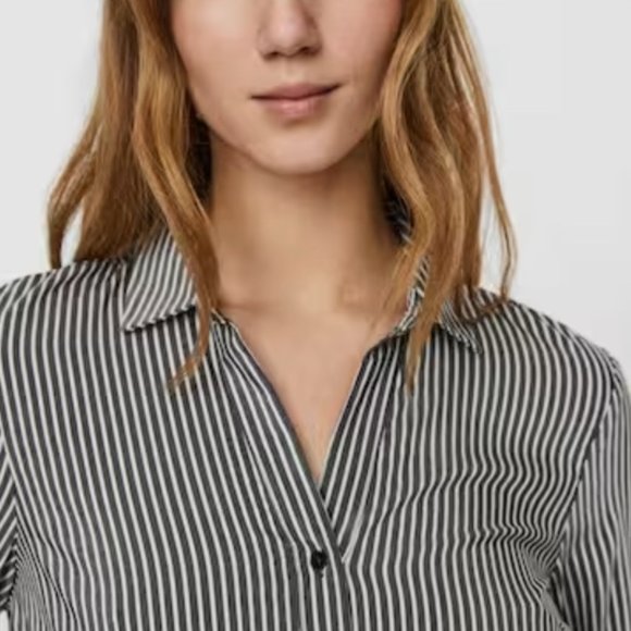 Vero Moda Striped Blouse - Size M - Picture 2 of 2